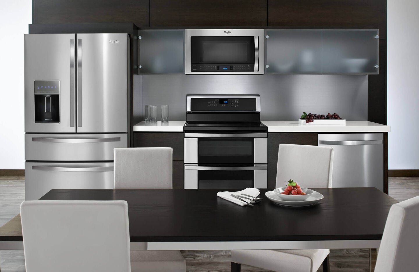 Stainless Steel kitchen appliances