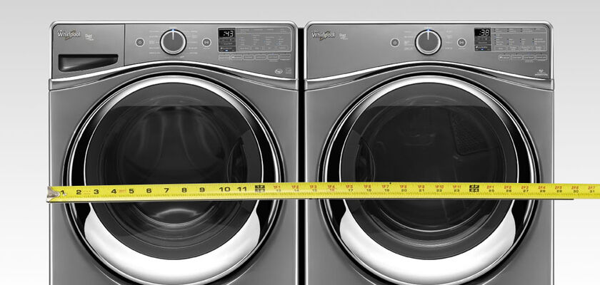 Washers and dryers measurement guide