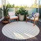 Dalyn Rug Company York 10" Round Ivory Indoor/Outdoor Area Rug, , large