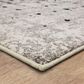 Karastan Epiphany Flux Screen 8" x 10" Alabaster Area Rug, , large