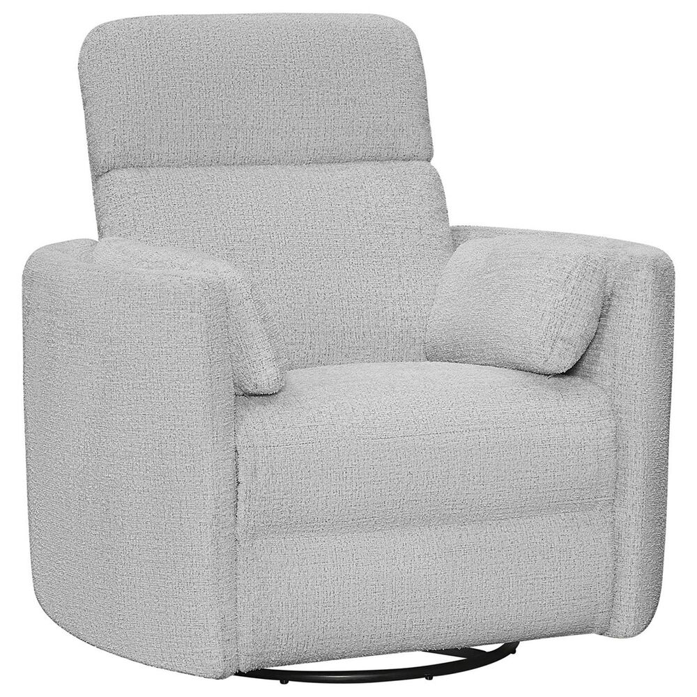 Simeon Collection Radius Manual Swivel Glider Recliner in Angora Linen, , large