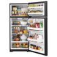 GE Appliances 17.5 Cu. Ft. Freestanding Energy Star Top Freezer Refrigerator in Black, , large