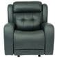 Flexsteel Grant Gliding Recliner with Power Headrest in Navy, , large