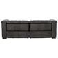Hooker Furniture Savion Power Double Reclining Sofa with Headrest in Bellagio Gravel, , large