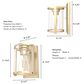 Hunter Astwood 1-Light Wall Sconce in Alturas Gold, , large