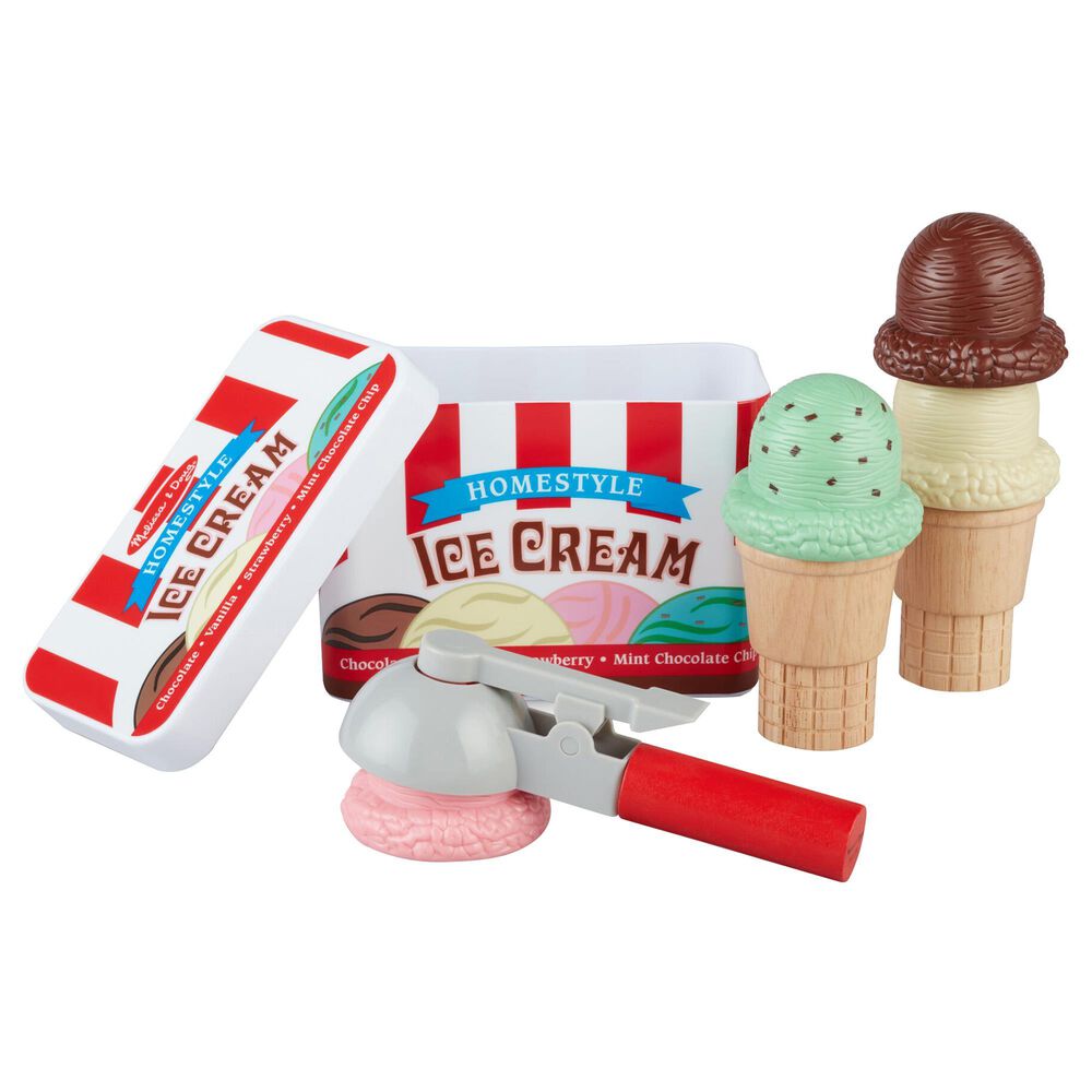 Ice Cream Cone Dropped Dessert Mini Rug