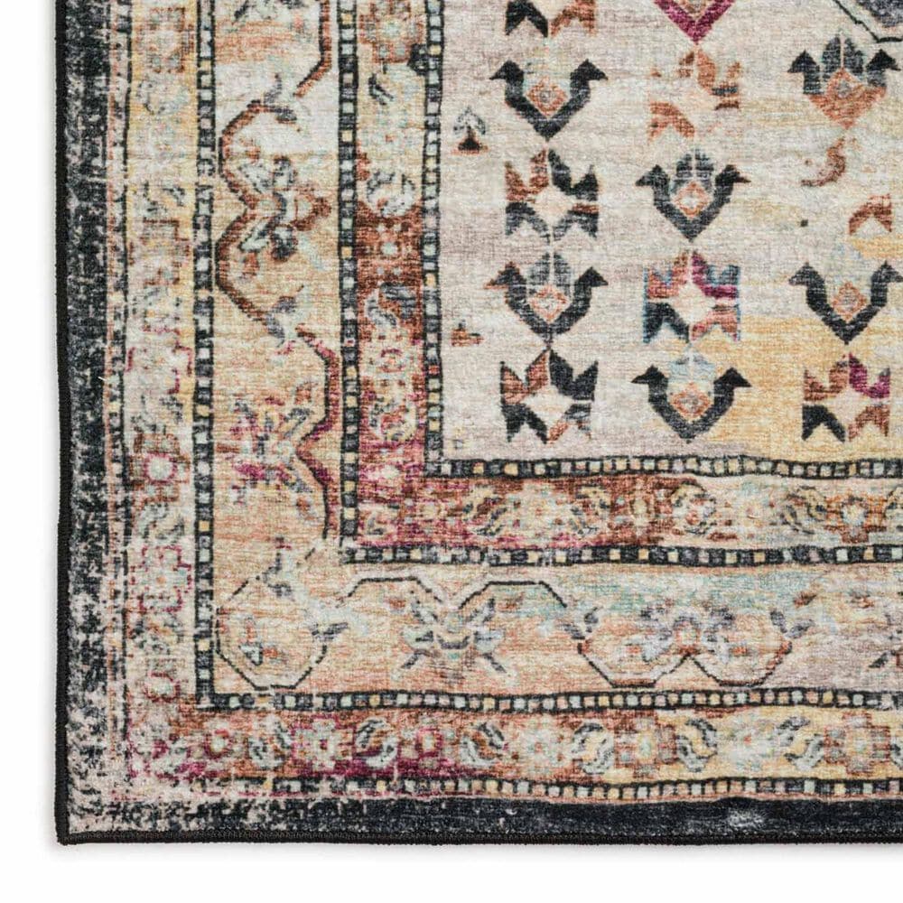 Dalyn Rug Company Jericho Bohemian 2&#39;6&quot; x 10&#39; Midnight Indoor/Outdoor Runner, , large