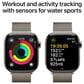 Apple Watch Series 10 GPS + Cellular 42mm Natural Titanium Case with Natural Milanese Loop (Pre-Order), , large