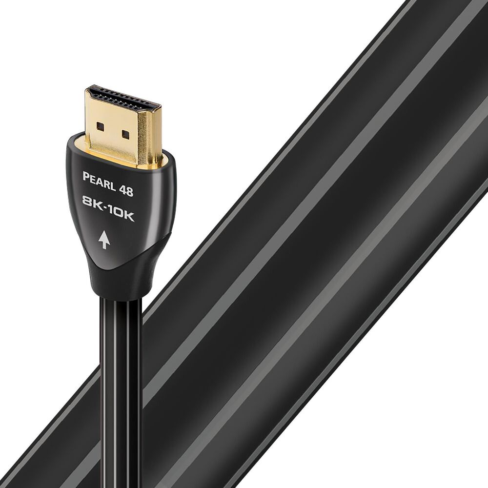 AudioQuest 7" Pearl 48G HDMI Cable in Black and White, , large