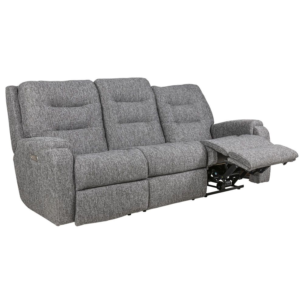 Flexsteel Arlo Power Reclining Sofa with Power Headrests in Onyx, , large