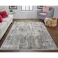 Feizy Rugs Cadiz 7"9" x 11" Ivory and Gray Area Rug, , large