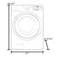 Whirlpool 4.2 Cu. Ft. Front Load Washer in White, , large