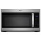 Whirlpool 3-Piece Kitchen Package with 5.0 Cu. Ft. Gas Range and 1.7 Cu. Ft. Microwave in Stainless Steel, , large