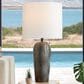 Lite Source Tyrion Outdoor Table Lamp in Black, , large