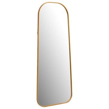Pacific Landing Simeon 59" Leaning Floor Mirror in Antique Gold, , large