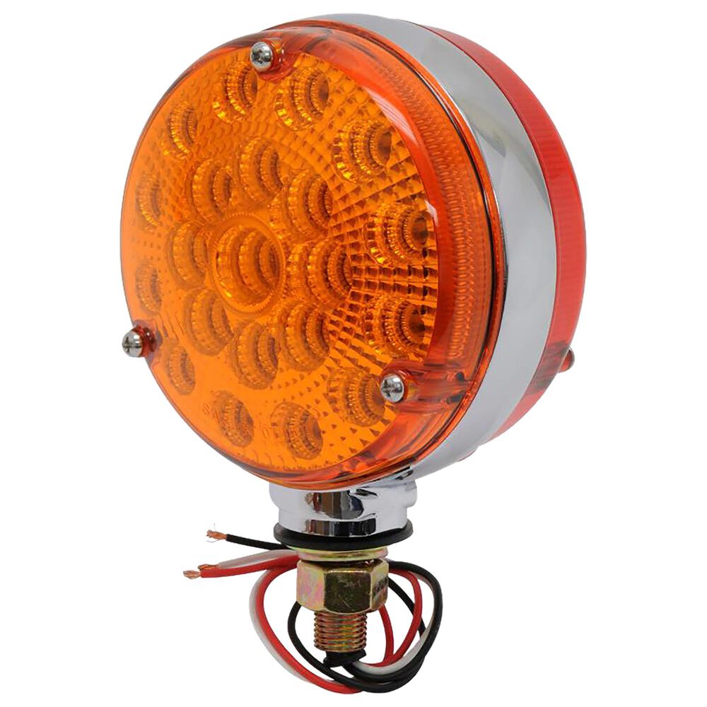 RoadPro RoadPro 4 .In  Red/Amb Double Sided Led with Chrome Reflector, , large
