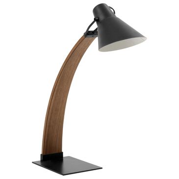 Grandview Gallery Noah Table Lamp in Walnut and Black, , large