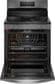 Frigidaire Gallery 30" Rear Control Electric Range with Total Convection in Black Stainless Steel, , large