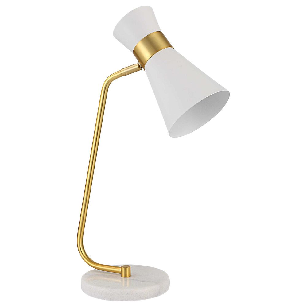 Uttermost 22&quot; Desk Lamp in Gold, , large