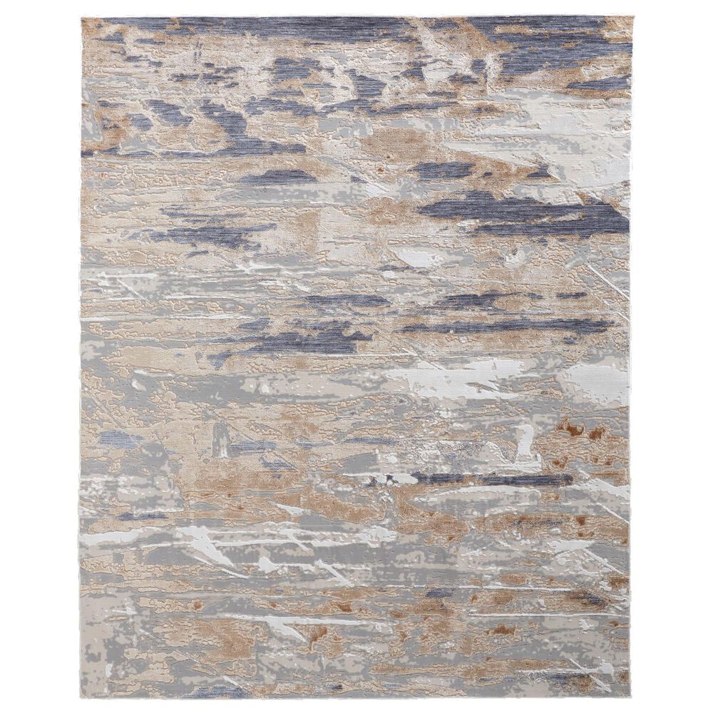 Feizy Rugs Laina 5" x 7"10" Beige and Blue Area Rug, , large