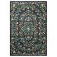 Rifle Paper Co. Palais 7"6" x 9"6" Black Area Rug, , large