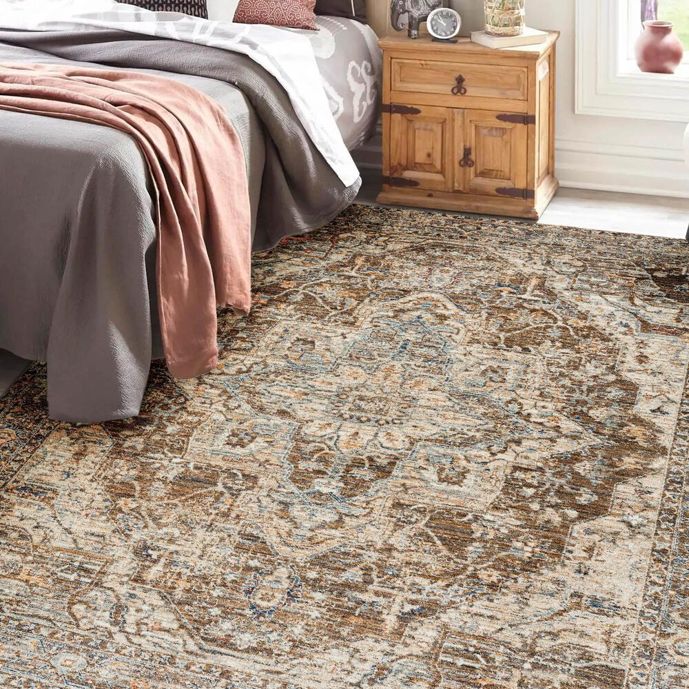 Dalyn Rug Company Bergama 9&#39; x 13&#39;2&quot; Mocha Area Rug, , large