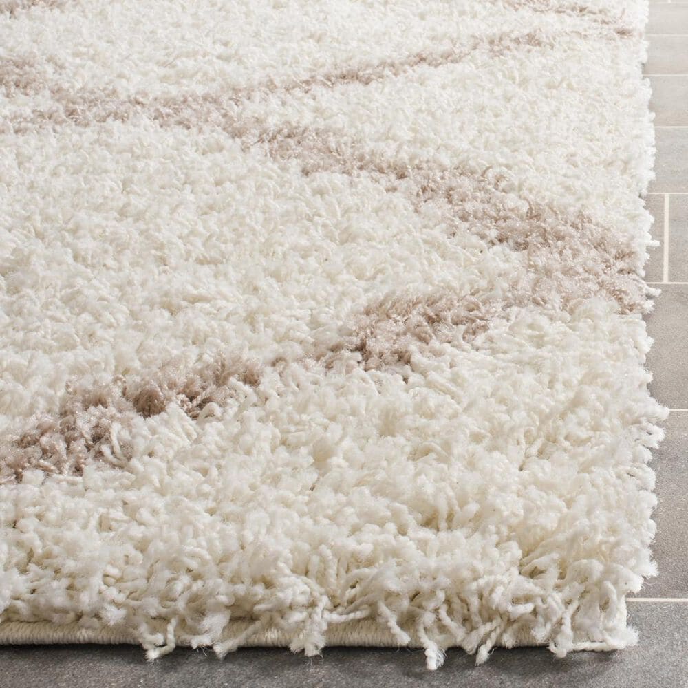 Safavieh Dallas Shag SGD257B-26 2&#39;3&quot; x 6&#39; Ivory/Beige Runner, , large