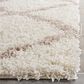 Safavieh Dallas Shag SGD257B-26 2"3" x 6" Ivory/Beige Runner, , large