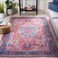 Safavieh Serapi SEP518 4" x 6" Navy and Red Area Rug, , large