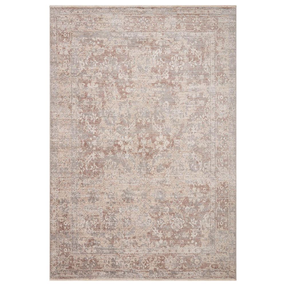 Loloi Sonnet 9"3" x 13" Silver and Natural Area Rug, , large