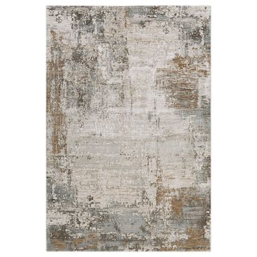 Surya Brunswick 6"7" x 9"6" Sage, Brown, Gray, White and Teal Area Rug, , large