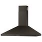 Whirlpool 36" Chimney Wall Mount Range Hood in Fingerprint Black Stainless Steel, , large