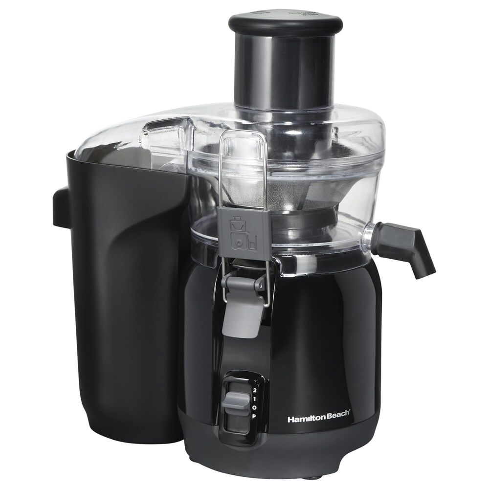 Hamilton Beach 2 Speeds Big Mouth 2-in-1 Juicer and Blender in Black, , large