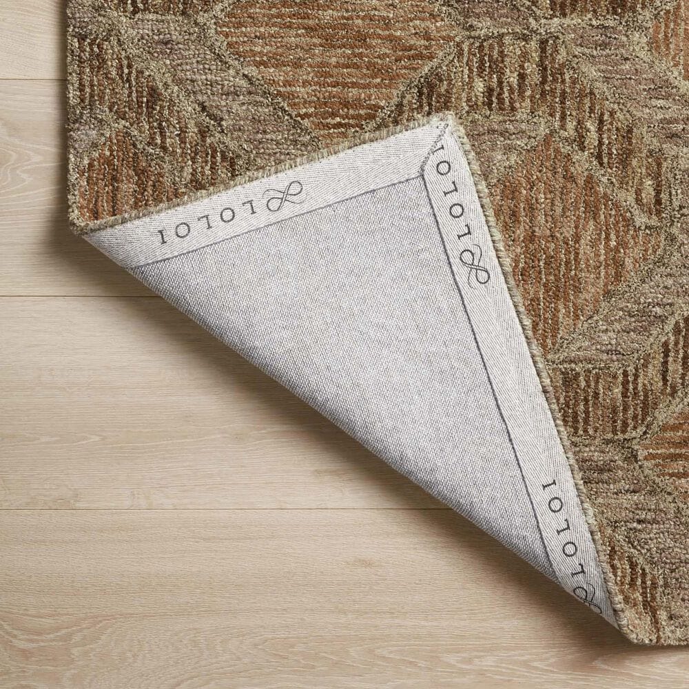 Loloi II Varena 5&#39; x 7&#39;6&quot; Rust and Bark Area Rug, , large