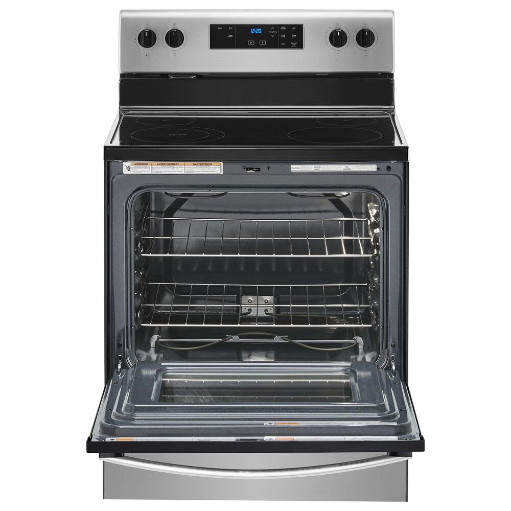 30 in. 5.3 cu. ft. Freestanding Electric Range in Stainless Steel