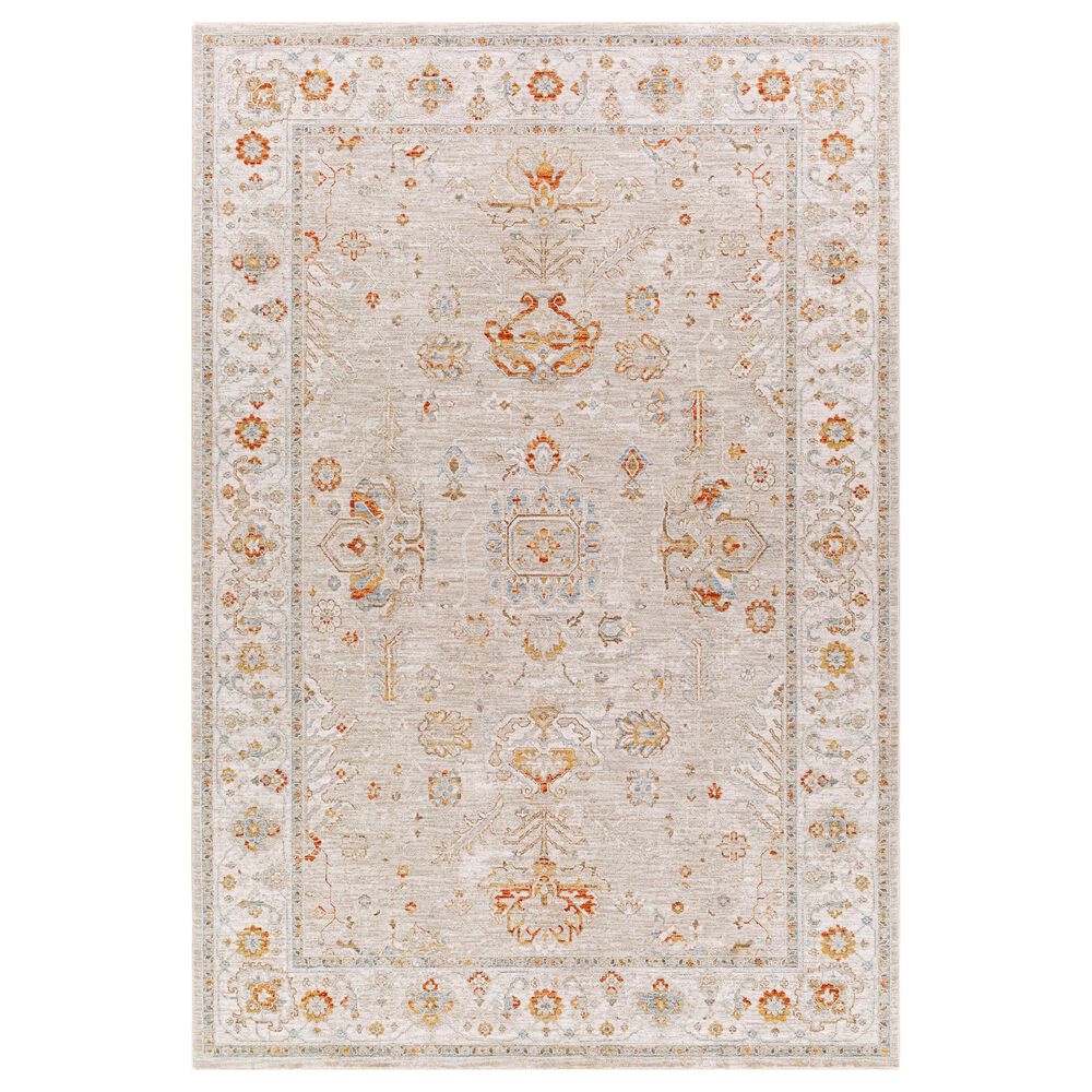 Surya Avant Garde AVT-2319 2" x 3" Orange, Blue and Beige Area Rug, , large