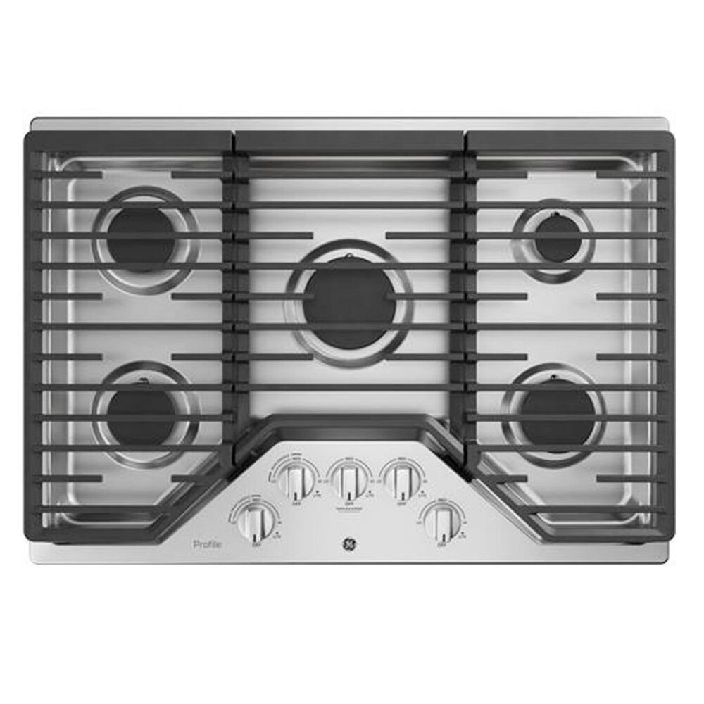 GE Profile 30&quot; Gas Cooktop with 30&quot; Built-In Convection Double Wall Oven in Stainless Steel, , large
