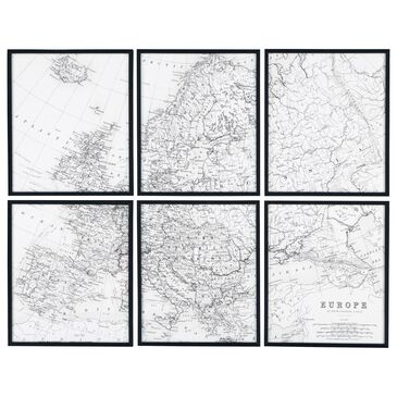 Signature Design by Ashley Avanworth 28" x 24" Wall Art in Black and White (Set of 6), , large