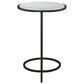 Uttermost Twofold Side Table in Satin Black and Polished White, , large