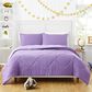 Peking Handicraft Iris 3-Piece Full/Queen Comforter Set in Purple, , large