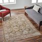 Surya Mona Lisa 5" x 7"5" Mustard, Tan, Olive, Brick Red, Sage, Dark Blue and Burgundy Area Rug, , large