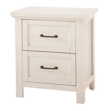Eastern Shore Westfield 2 Drawer Nightstand in Brushed White, , large
