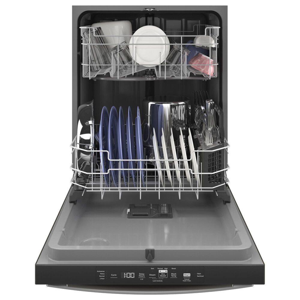 GE Appliances 24&quot; Built-In Bar Handle Dishwasher with Top Control and 52 dBA in Slate, , large