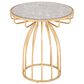 Zuo Modern Silo Side Table in Mirrored and Gold, , large