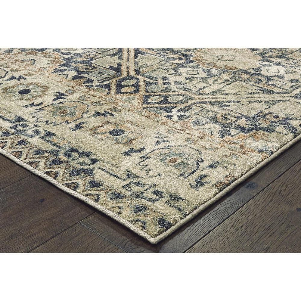 Oriental Weavers Raleigh 4925L 7&#39;10&quot; x 10&#39;10&quot; Blue Area Rug, , large