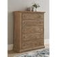 Viceray Collections Carlisle 5-Drawer Chest in Warm Natural, , large