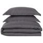 Pem America Brooklyn Loom 3-Piece King Linen Duvet Set in Charcoal, , large