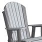 Amish Orchard 2" Adirondack Outdoor Glider in Dove Gray and Slate, , large