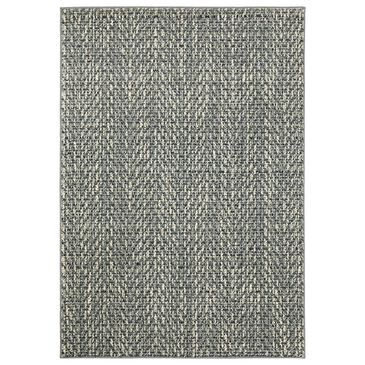 Oriental Weavers Seneca Mohair 2"3" x 7"6" Blue and Ivory Runner, , large