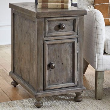 Null Aria 1-Drawer Chairside Cabinet in Gray Wash, , large